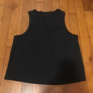 Lululemon black crop top